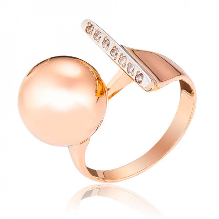 Золота каблучка у стилі Dior 1/1055