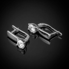 Серьги из белого золота 2/1084/1