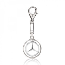Брелок для ключей из белого золота с логотипом Mercedes Benz 3/1028